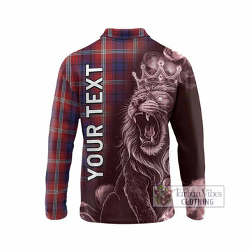 Ainslie Tartan Long Sleeve Polo Shirt Roaring Lion Heritage