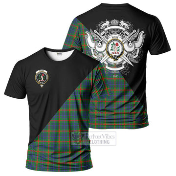 Aiton Tartan T-Shirt with Family Crest and Military Logo Style Kid's Shirt - Tartan Vibes Clothing