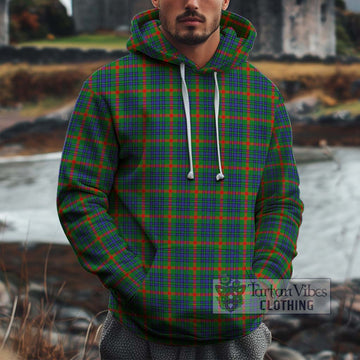 Aiton Tartan Cotton Hoodie Zip Hoodie - Tartan Vibes Clothing