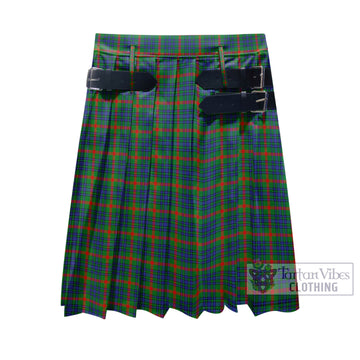 Aiton Tartan Men's Pleated Skirt - Fashion Casual Retro Scottish Kilt Style