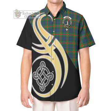 Aiton Tartan Hawaiian Shirt with Family Crest and Celtic Symbol Style Kid - Tartan Vibes Clothing