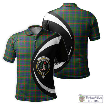 Aiton Tartan Men's Polo Shirt with Family Crest Circle Style Kid - Tartan Vibes Clothing