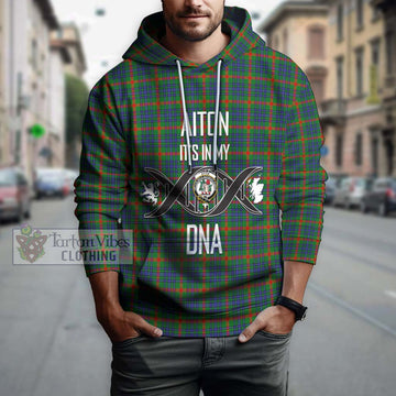 Aiton Tartan Hoodie with Family Crest DNA In Me Style Pullover Hoodie - Tartan Vibes Clothing