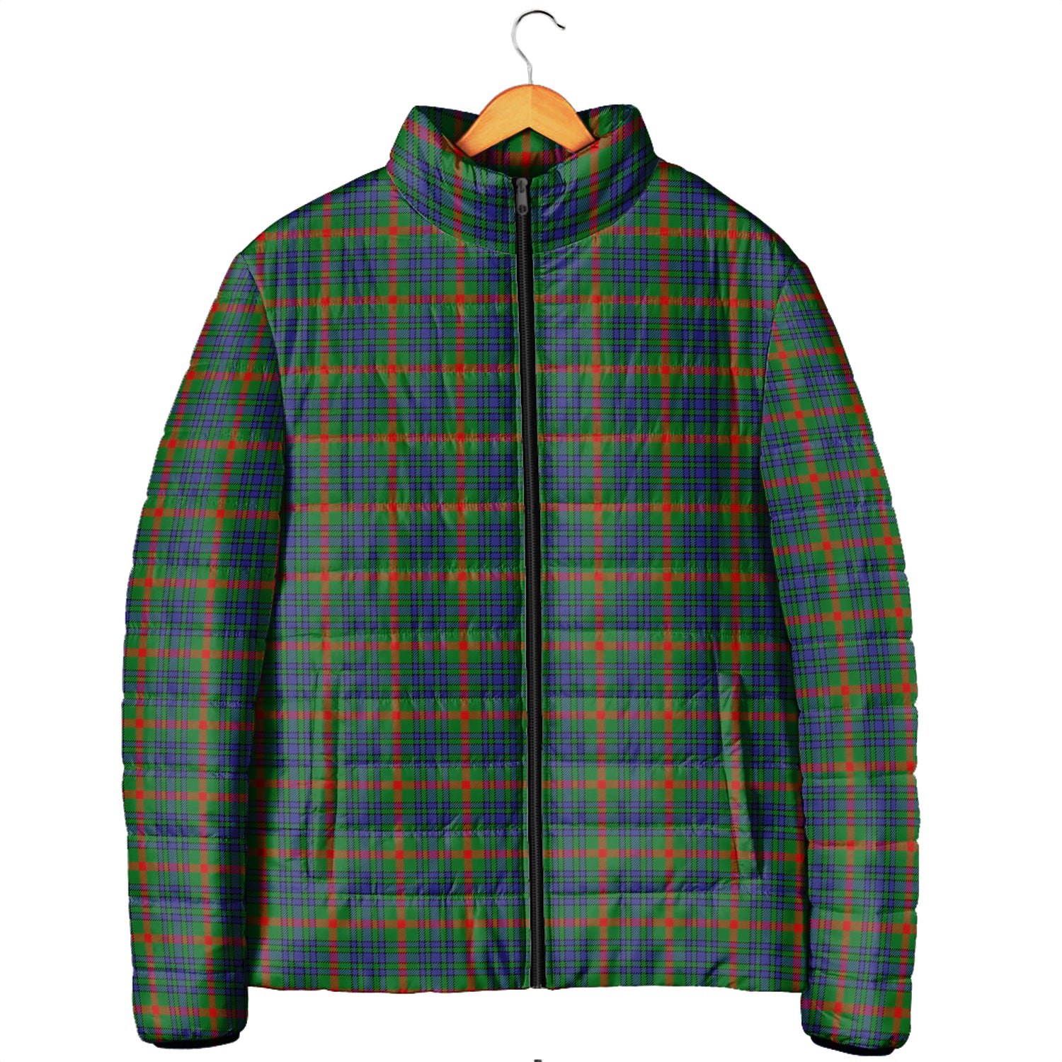Aiton Tartan Padded Jacket Men's Padded Jacket - Tartan Vibes Clothing