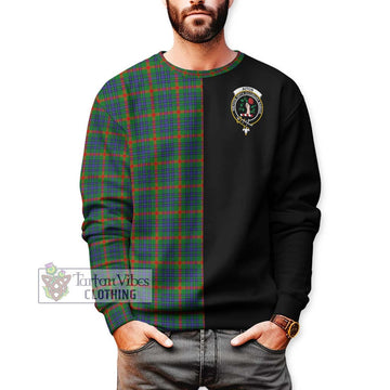 Aiton Tartan Sweatshirt with Family Crest and Half Of Me Style Unisex - Tartan Vibes Clothing