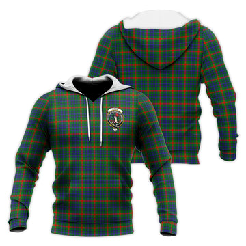 Aiton Tartan Knitted Hoodie with Family Crest Unisex Knitted Hoodie - Tartanvibesclothing