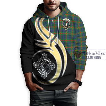 Aiton Tartan Hoodie with Family Crest and Celtic Symbol Style Zip Hoodie - Tartan Vibes Clothing