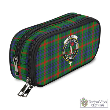 Tartan Vibes Clothing Aiton Tartan Pen and Pencil Case with Family Crest