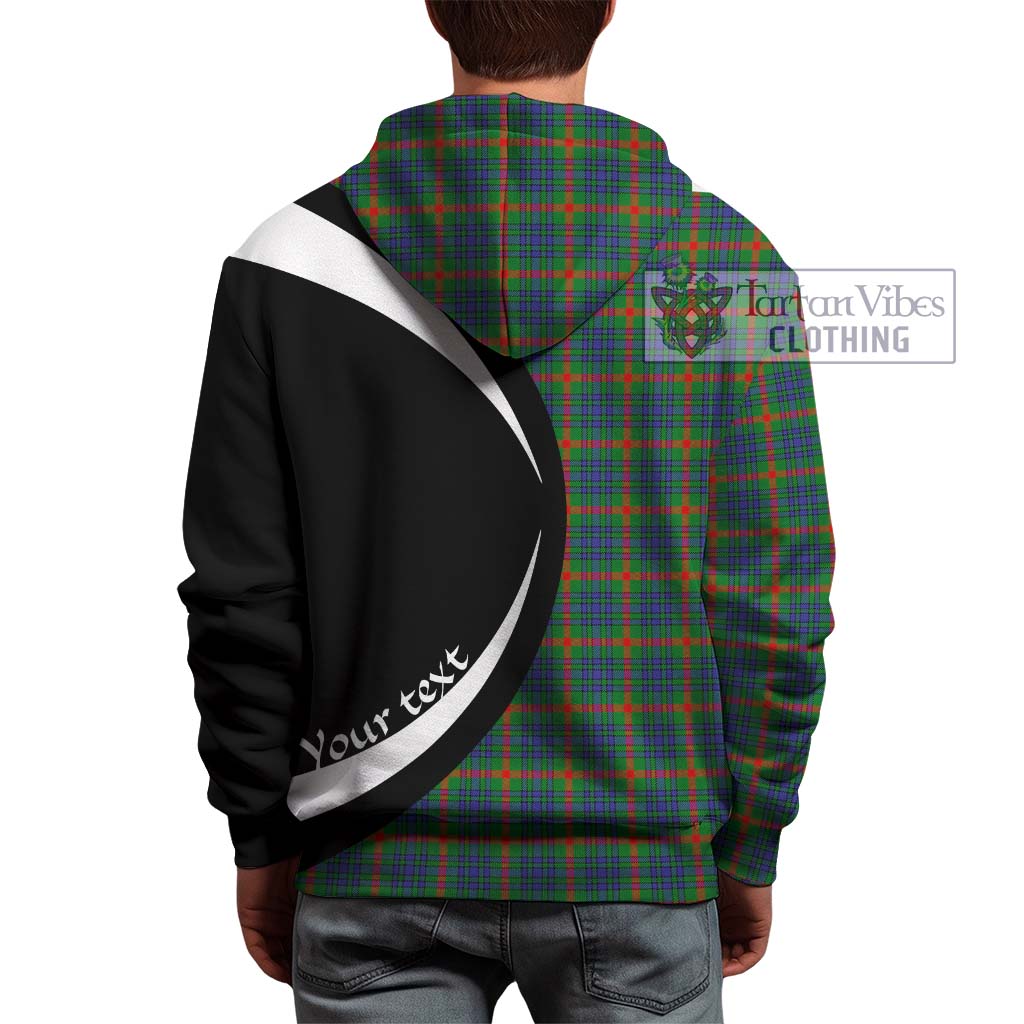 Aiton Tartan Hoodie with Family Crest Circle Style - Tartan Vibes Clothing