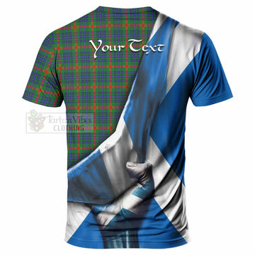 Aiton Tartan T-Shirt with Family Crest Scotland Patriotic Style - Tartan Vibes Clothing