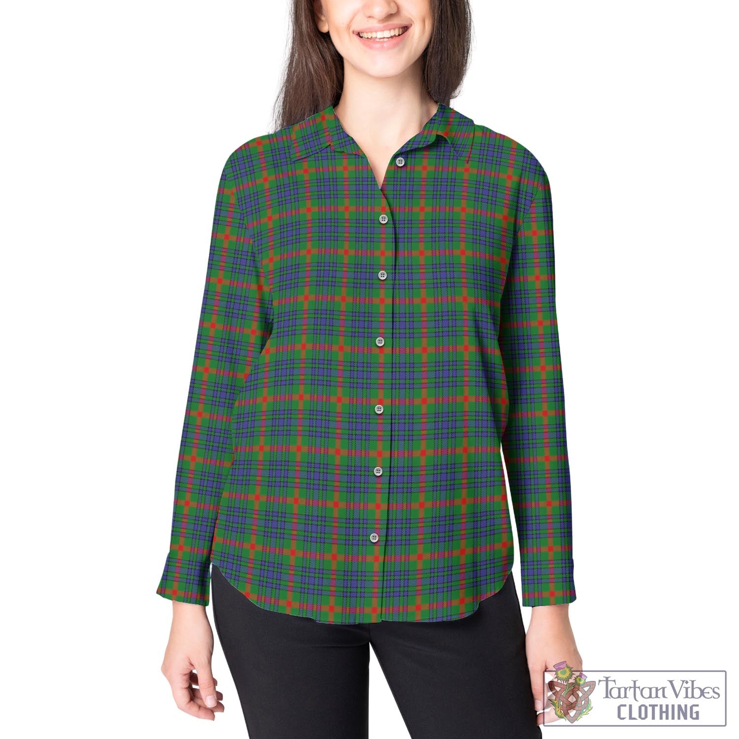 Aiton Tartan Women's Casual Shirt - Tartan Vibes Clothing