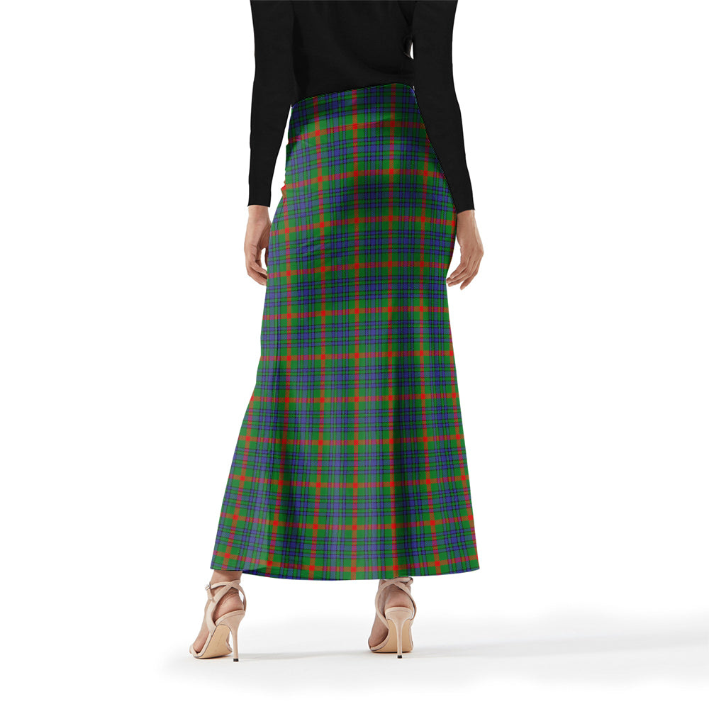 Aiton Tartan Womens Full Length Skirt - Tartanvibesclothing