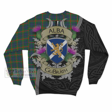 Aiton Tartan Family Crest Sweatshirt Lion Rampant Royal Thistle Shield Celtic Inspired - Tartan Vibes Clothing