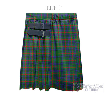 Aiton Tartan Men's Pleated Skirt - Fashion Casual Retro Scottish Kilt Style
