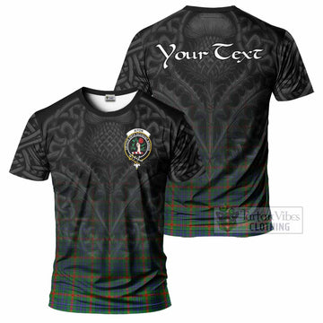 Tartan Vibes Clothing Aiton Tartan T-Shirt with Family Crest Celtic Thistle Vibes