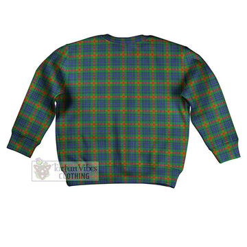 Tartan Vibes Clothing Aiton Tartan Kid Ugly Sweater with Family Crest