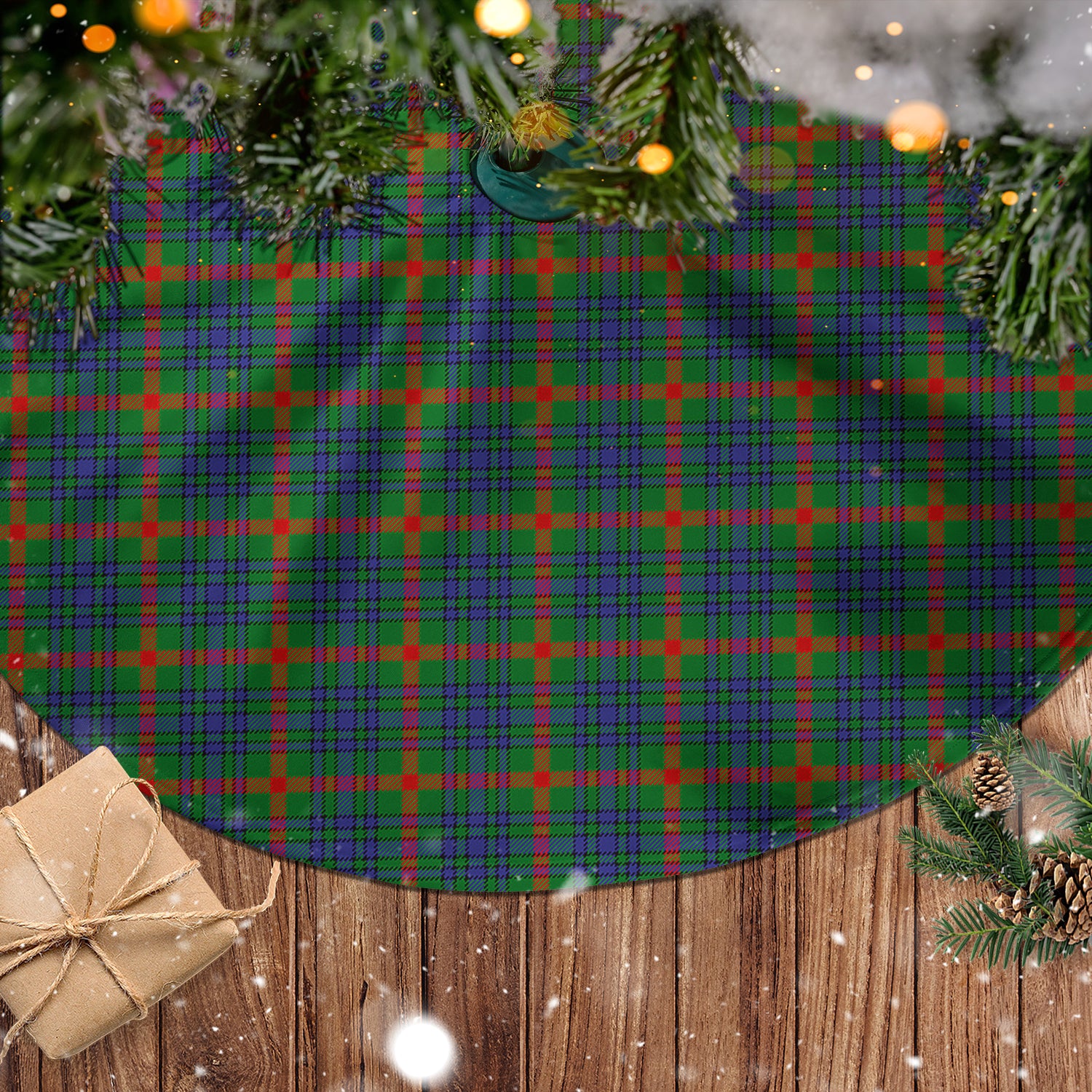 Aiton Tartan Christmas Tree Skirt - Tartanvibesclothing