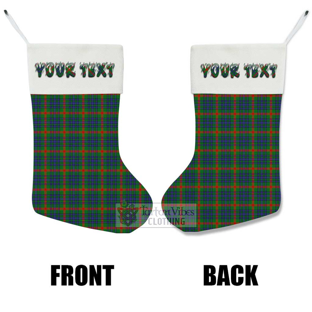 Aiton Tartan Christmas Stocking with Personalized Text - Tartan Vibes Clothing
