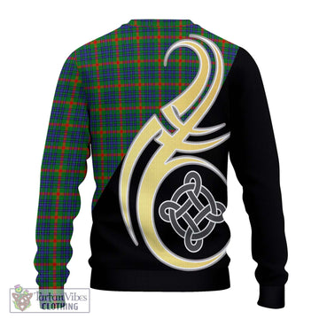 Aiton Tartan Ugly Sweater with Family Crest and Celtic Symbol Style - Tartan Vibes Clothing