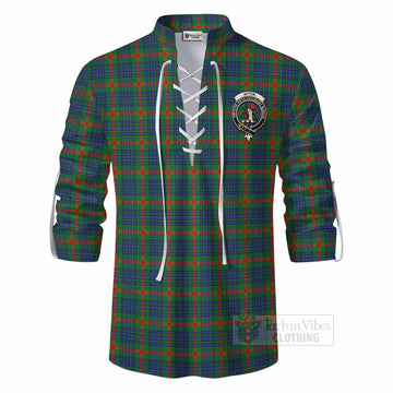 Aiton Tartan Ghillie Kilt Shirt with Family Crest DNA In Me Style - Tartan Vibes Clothing