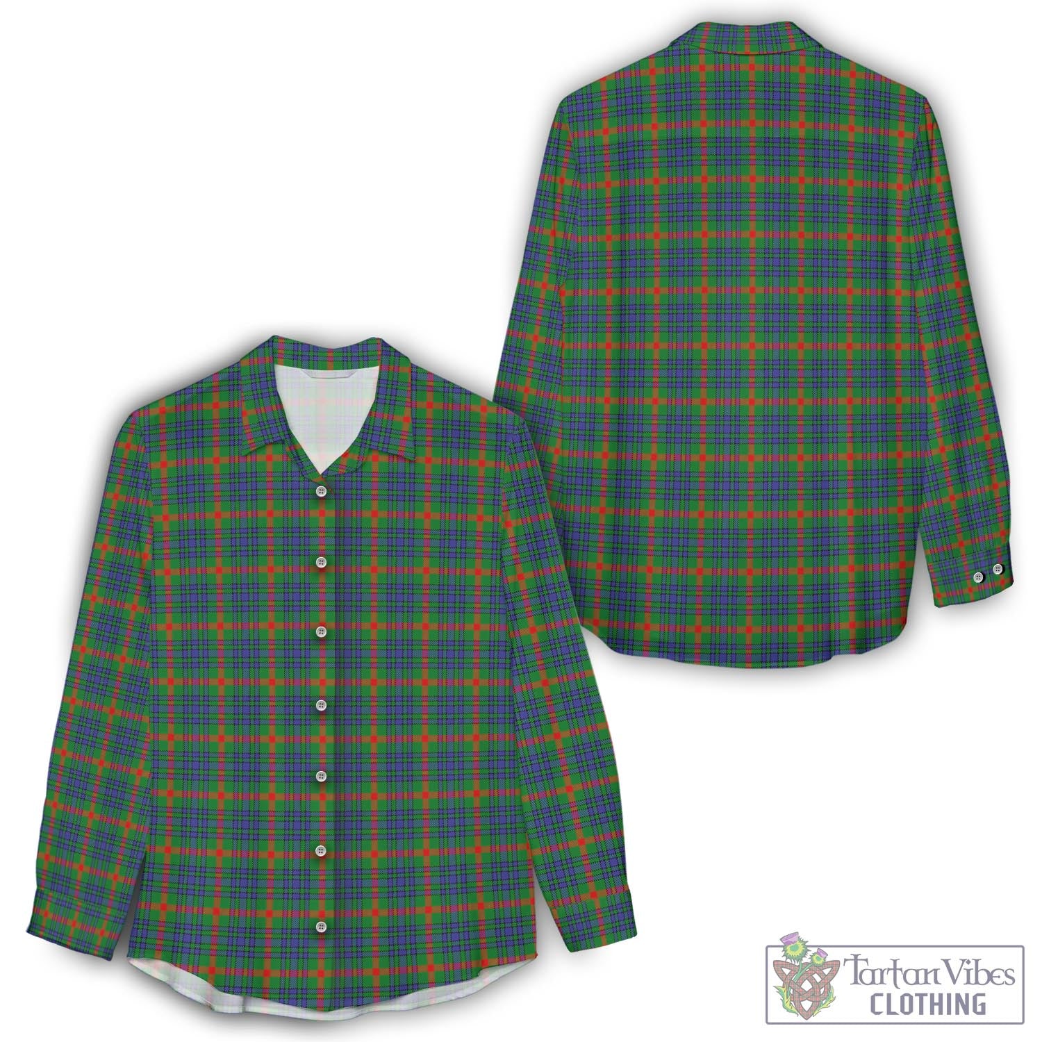 Aiton Tartan Women's Casual Shirt - Tartan Vibes Clothing
