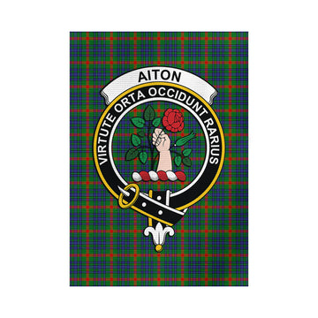 Aiton Tartan Flag with Family Crest - Tartan Vibes Clothing