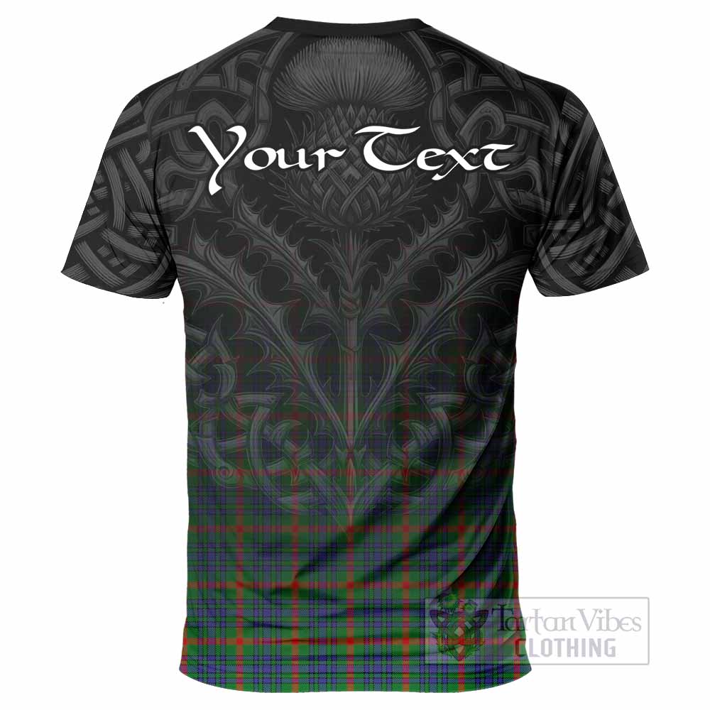 Tartan Vibes Clothing Aiton Tartan T-Shirt with Family Crest Celtic Thistle Vibes