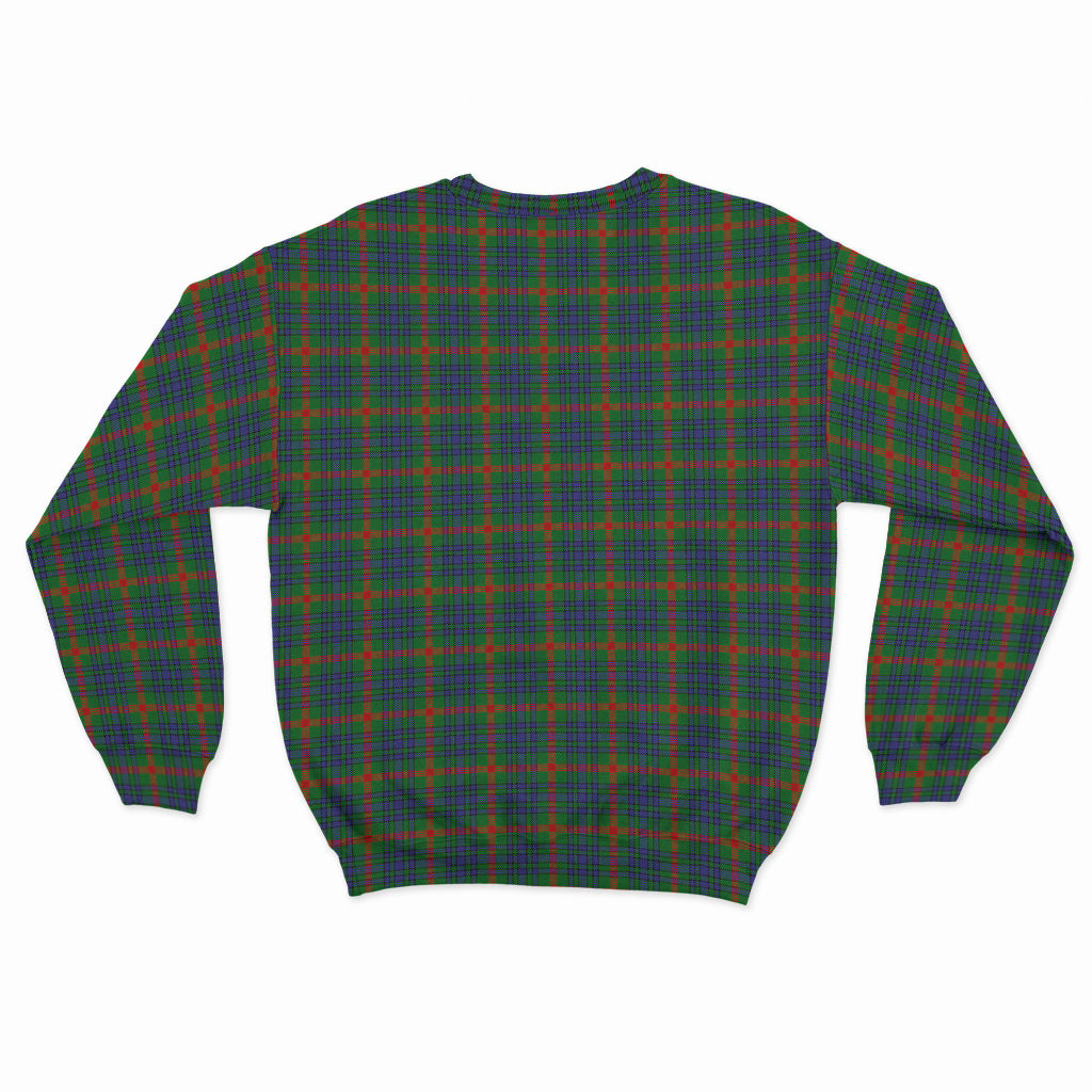 Aiton Tartan Sweatshirt with Family Crest - Tartan Vibes Clothing