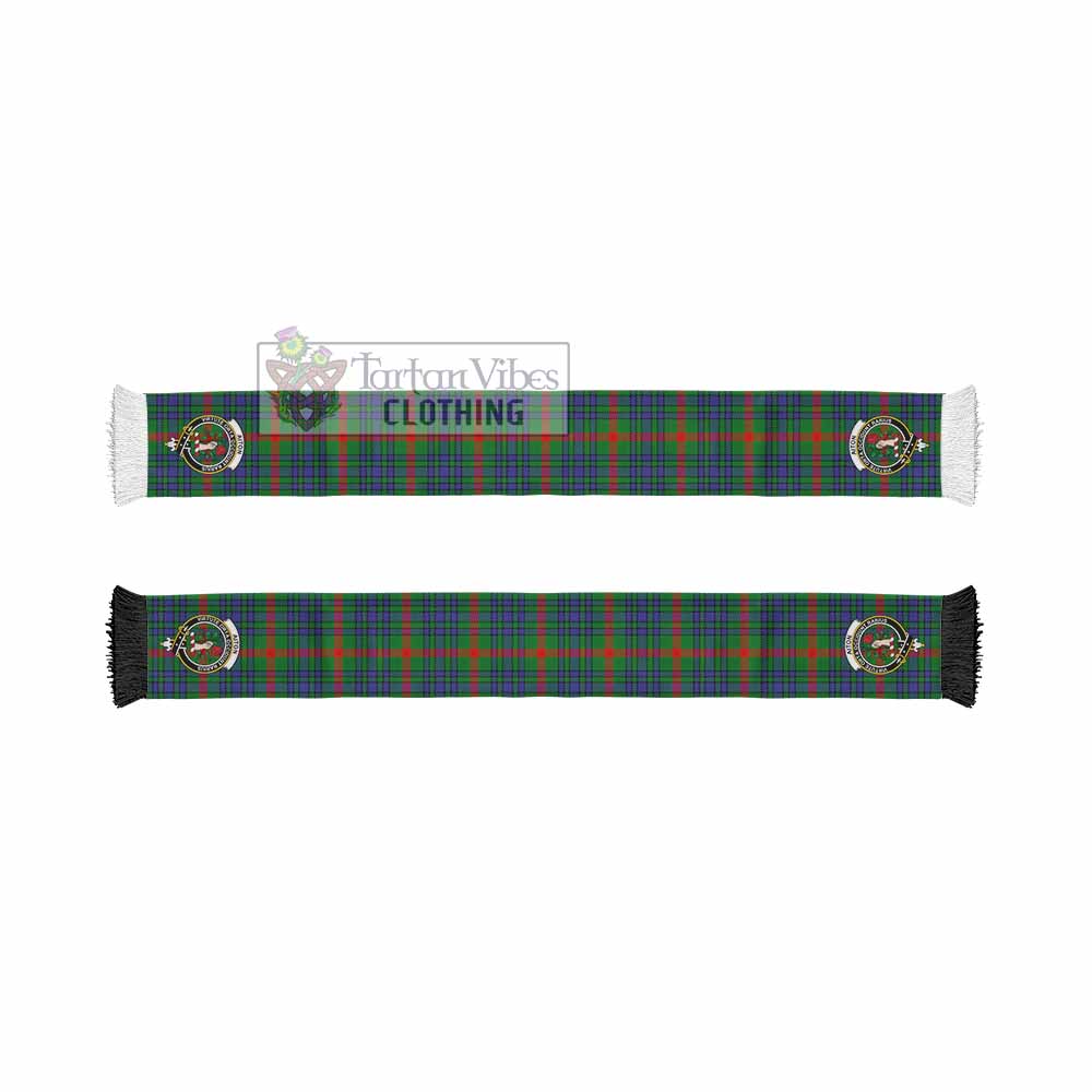 Tartan Vibes Clothing Aiton Tartan Ruffneck Scarf with Family Crest