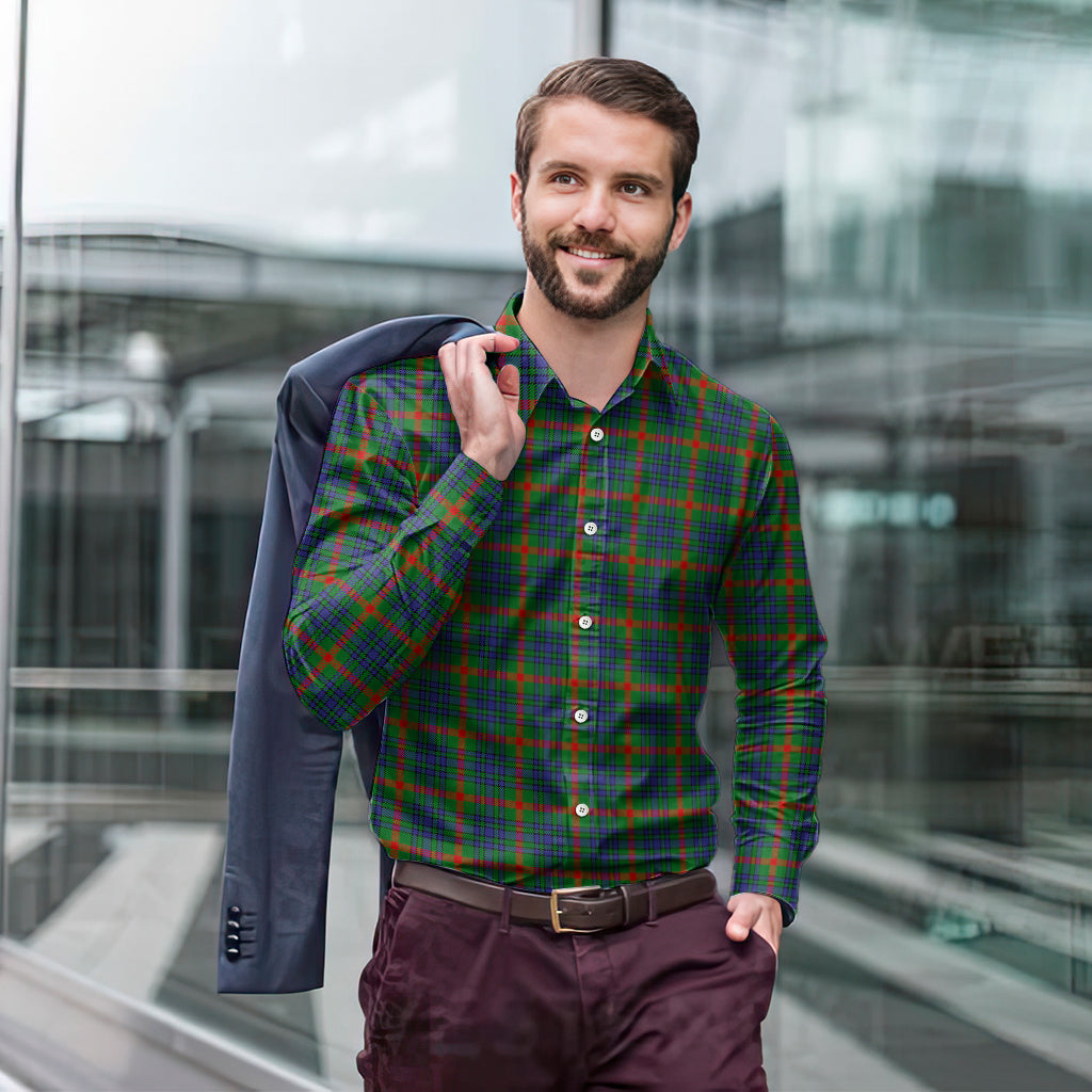 Aiton Tartan Long Sleeve Button Up Shirt - Tartan Vibes Clothing