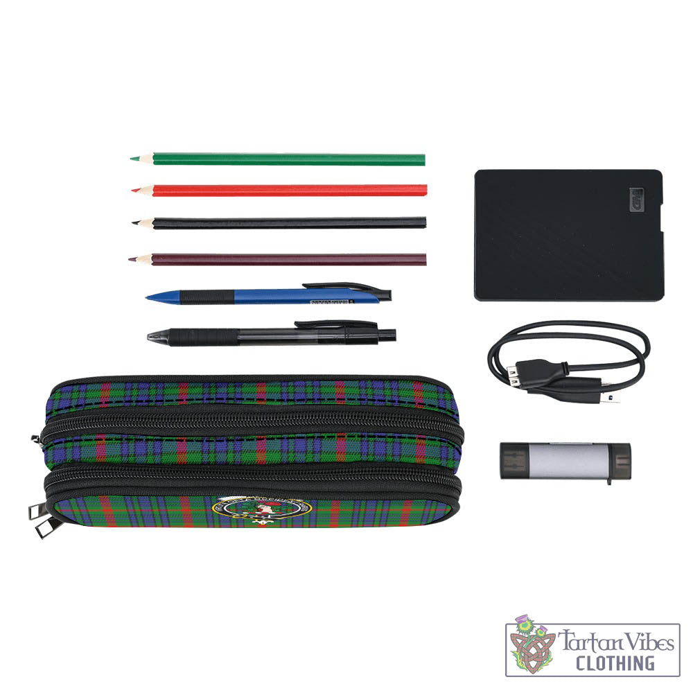 Tartan Vibes Clothing Aiton Tartan Pen and Pencil Case with Family Crest