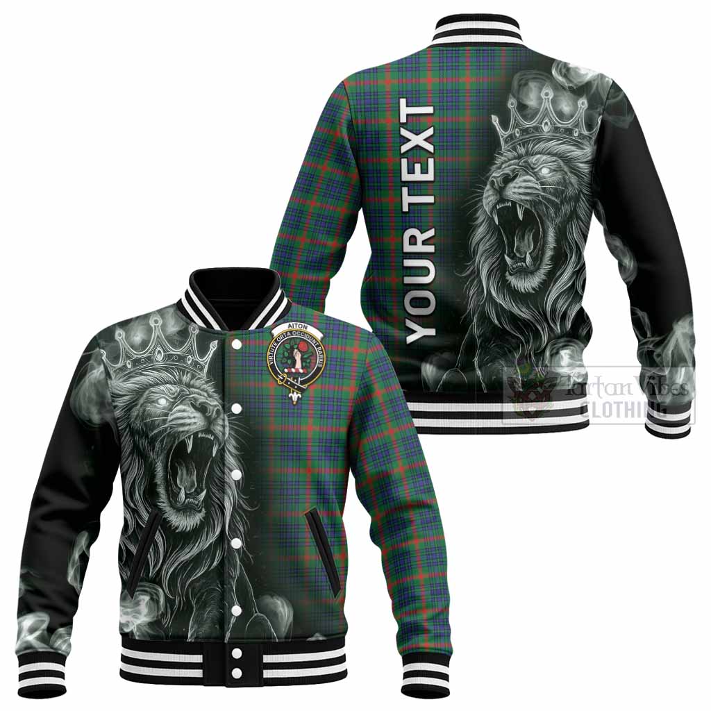 Aiton Tartan Baseball Jacket Roaring Lion Heritage