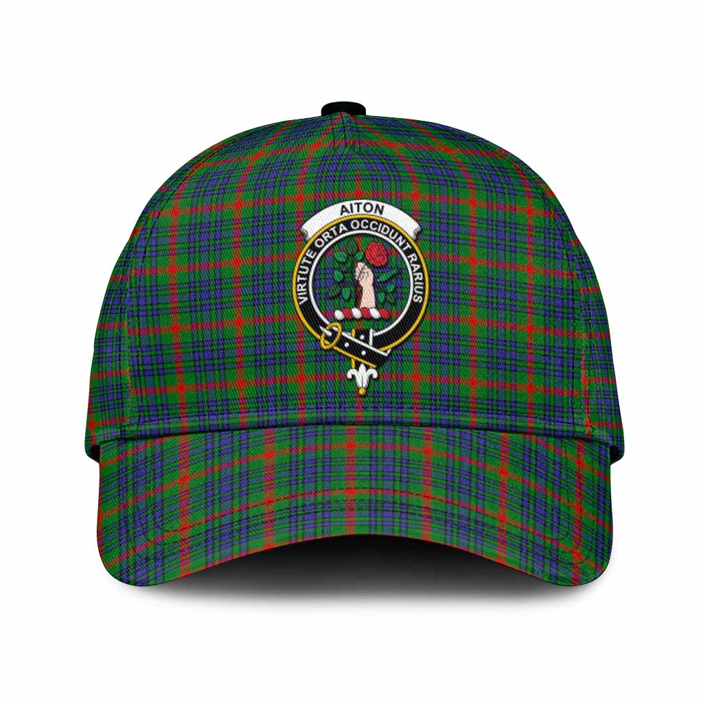 Aiton Tartan Classic Cap with Family Crest