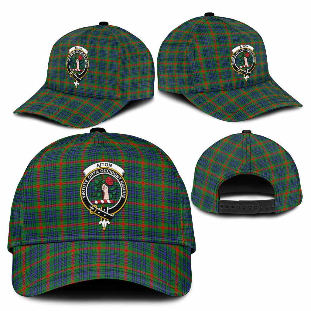 Aiton Tartan Classic Cap with Family Crest