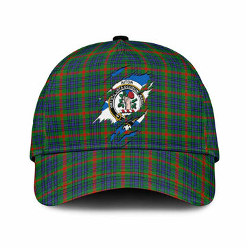 Aiton Tartan Classic Cap with Family Crest In Me Style