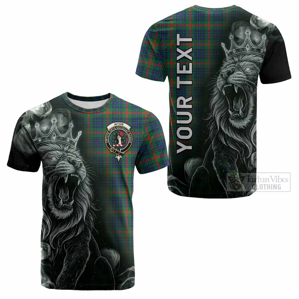 Aiton Tartan Cotton T-shirt Roaring Lion Heritage