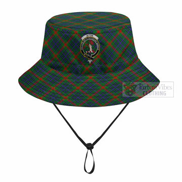 Aiton Tartan Fishing Hat with Family Crest