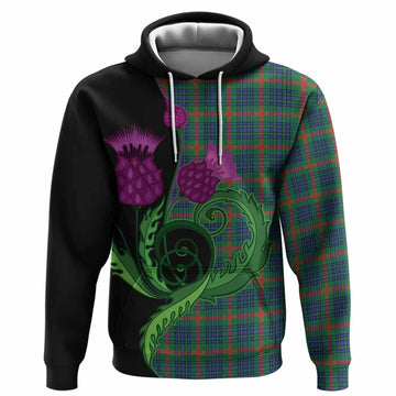 Aiton Tartan Hoodie Traditional Scottish Thistle
