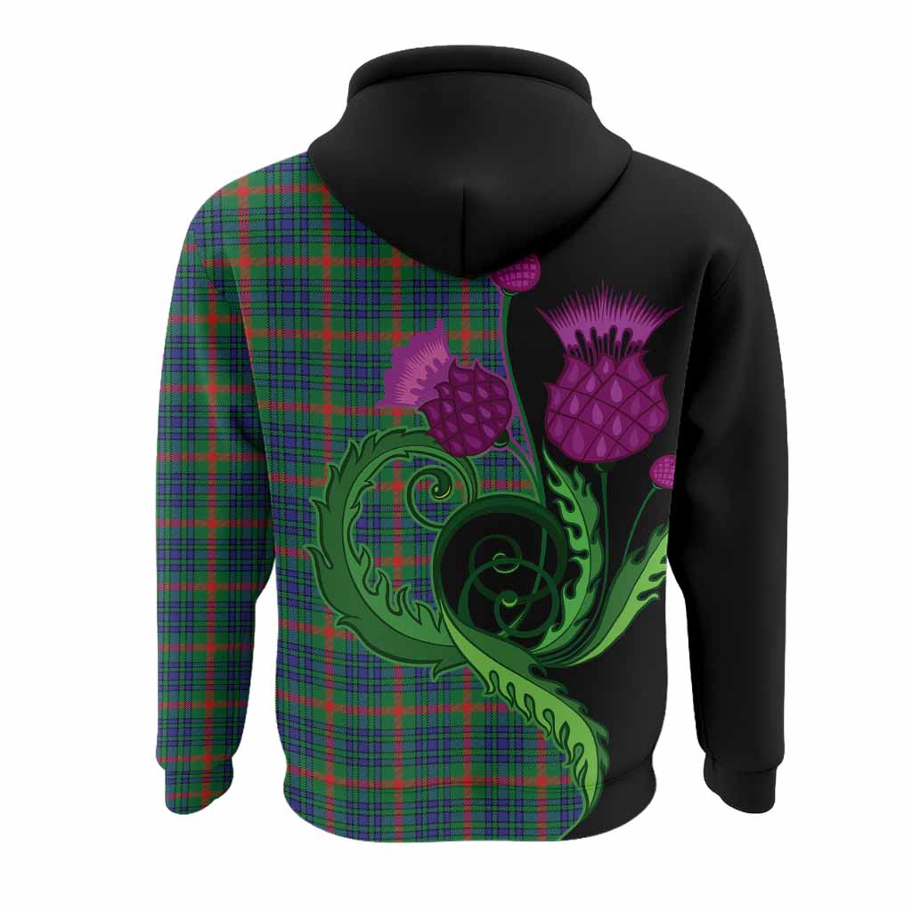 Aiton Tartan Hoodie Traditional Scottish Thistle