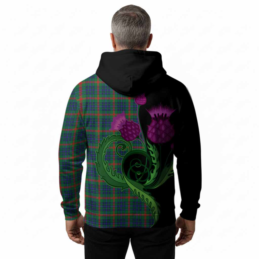Aiton Tartan Hoodie Traditional Scottish Thistle