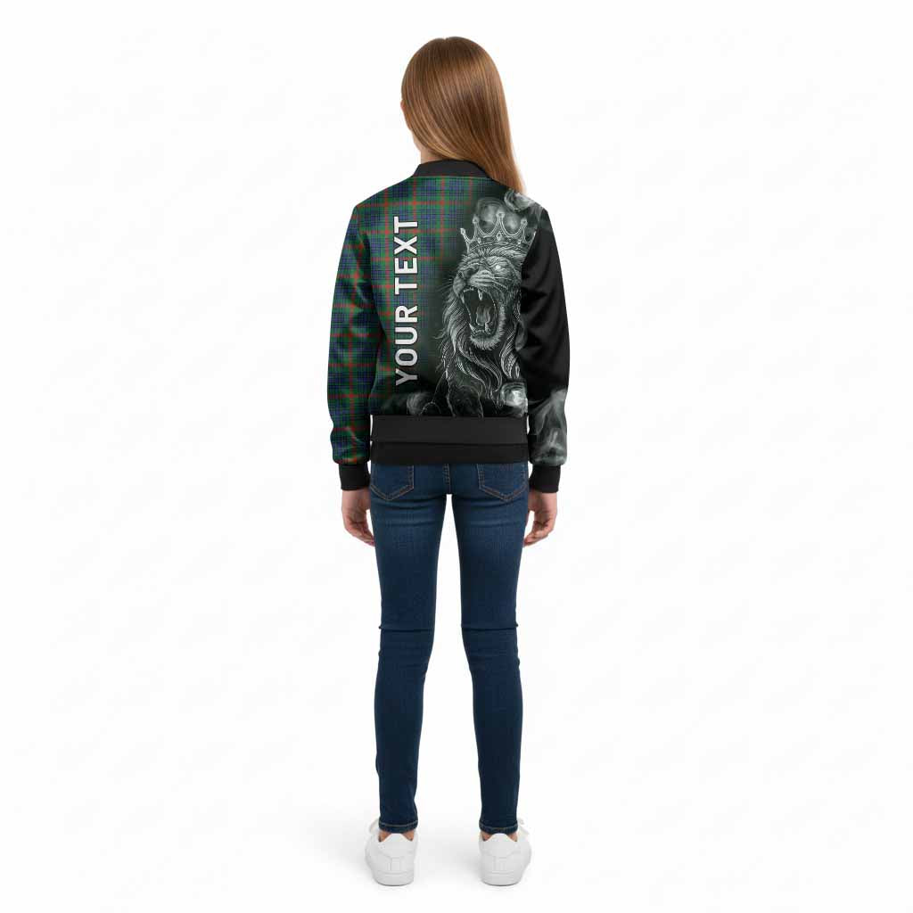 Aiton Tartan Kid Bomber Jacket Roaring Lion Heritage