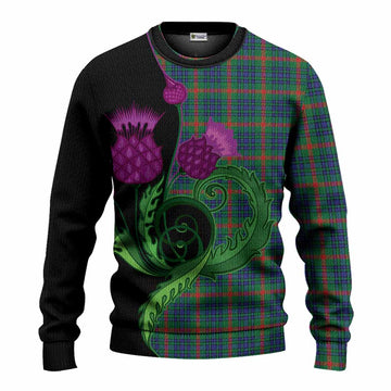 Aiton Tartan Knitted Sweater Traditional Scottish Thistle