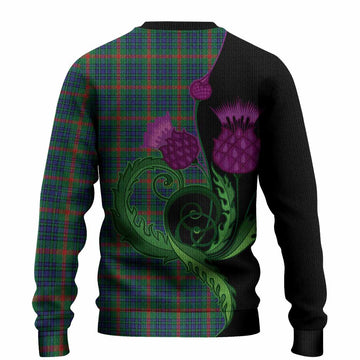 Aiton Tartan Knitted Sweater Traditional Scottish Thistle