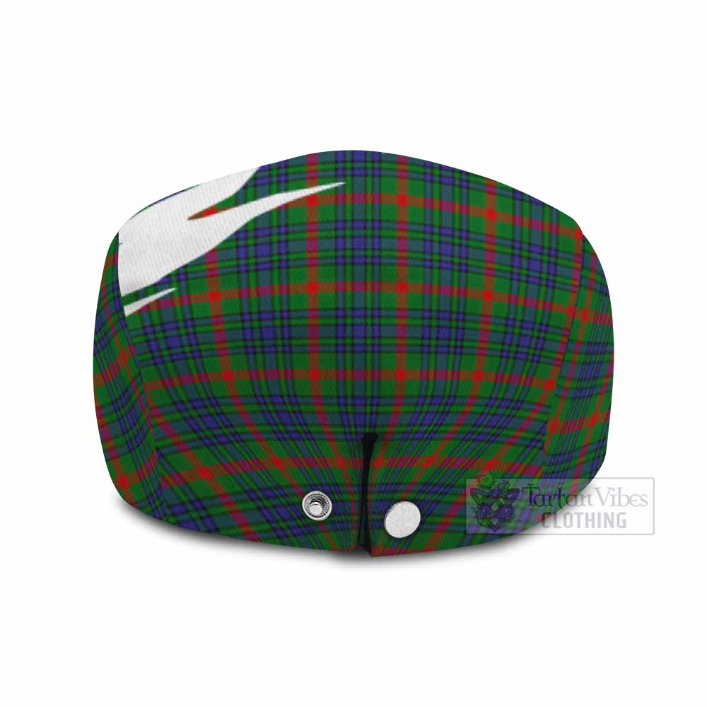 Aiton Tartan Loch Ness Monster Scottish Heritage Art Flat Cap, Jeff Cap