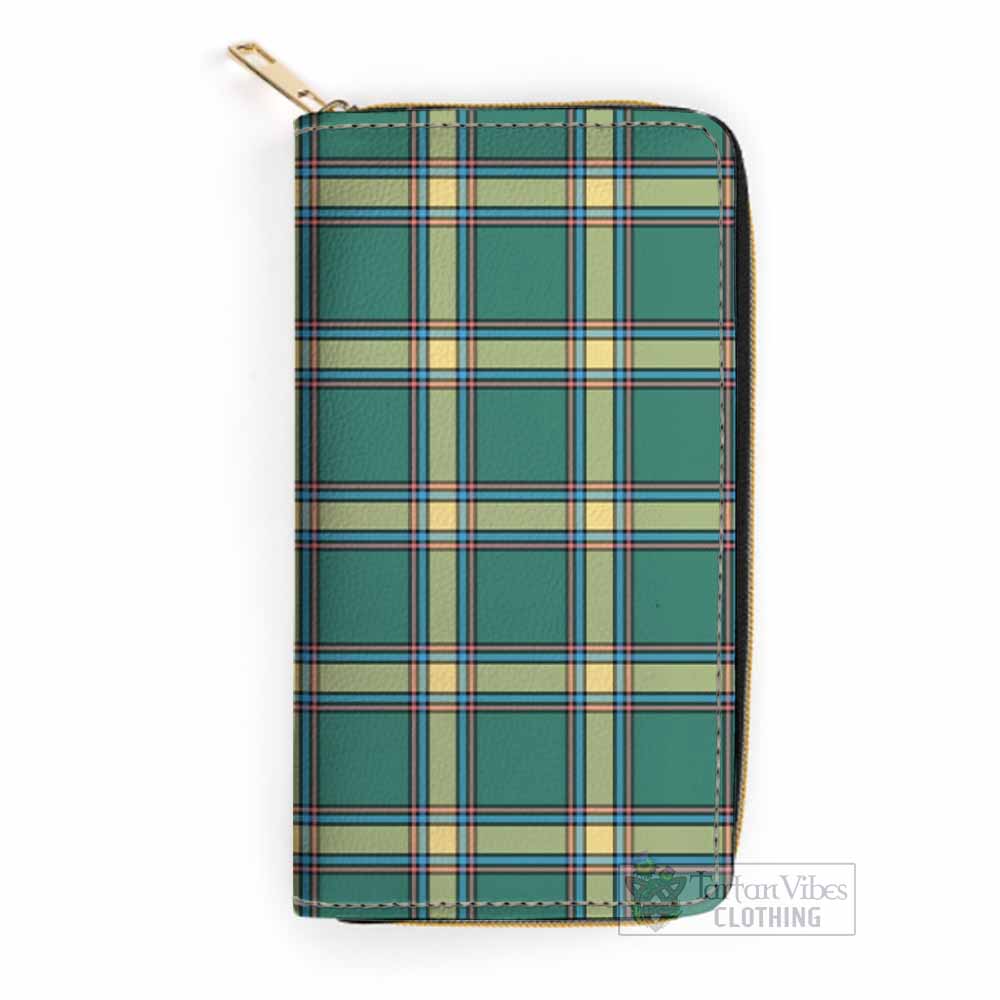 Tartan Vibes Clothing Alberta Province Canada Tartan Women's Leather Wallet