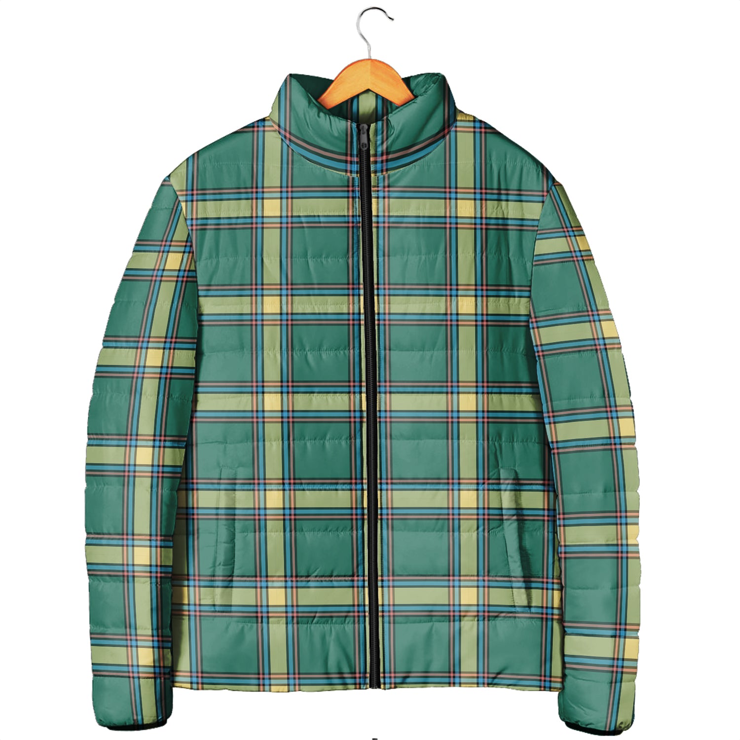 Alberta Province Canada Tartan Padded Jacket - Tartanvibesclothing