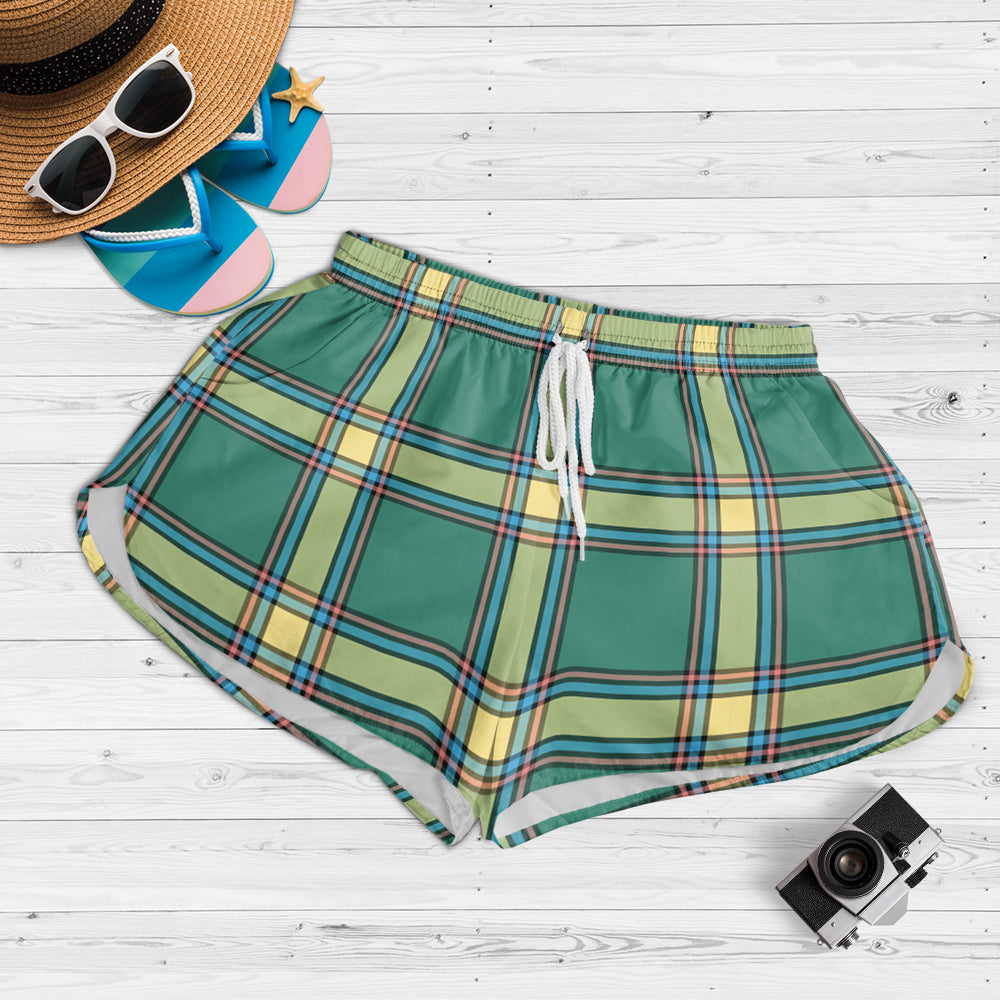 Alberta Province Canada Tartan Womens Shorts - Tartanvibesclothing