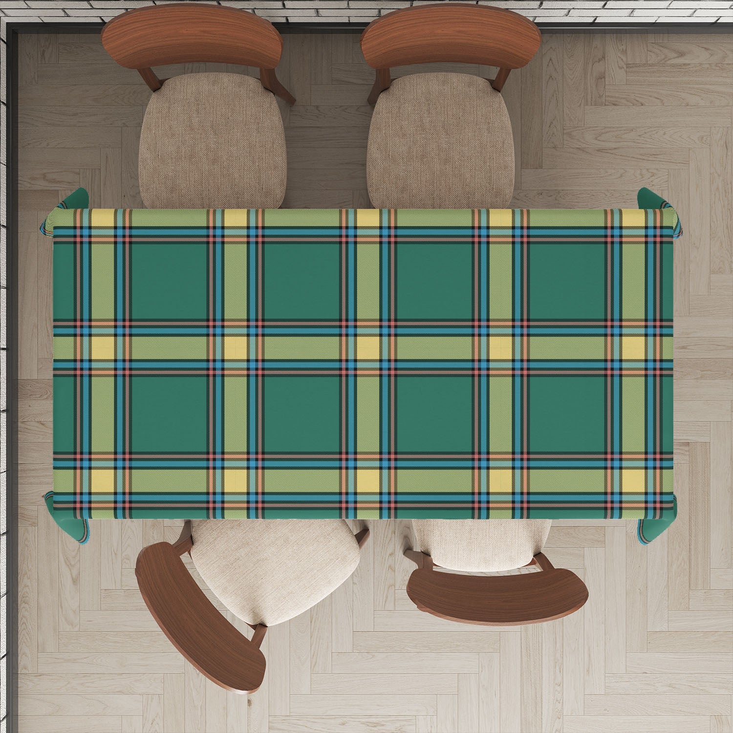 Alberta Province Canada Tartan Tablecloth - Tartan Vibes Clothing