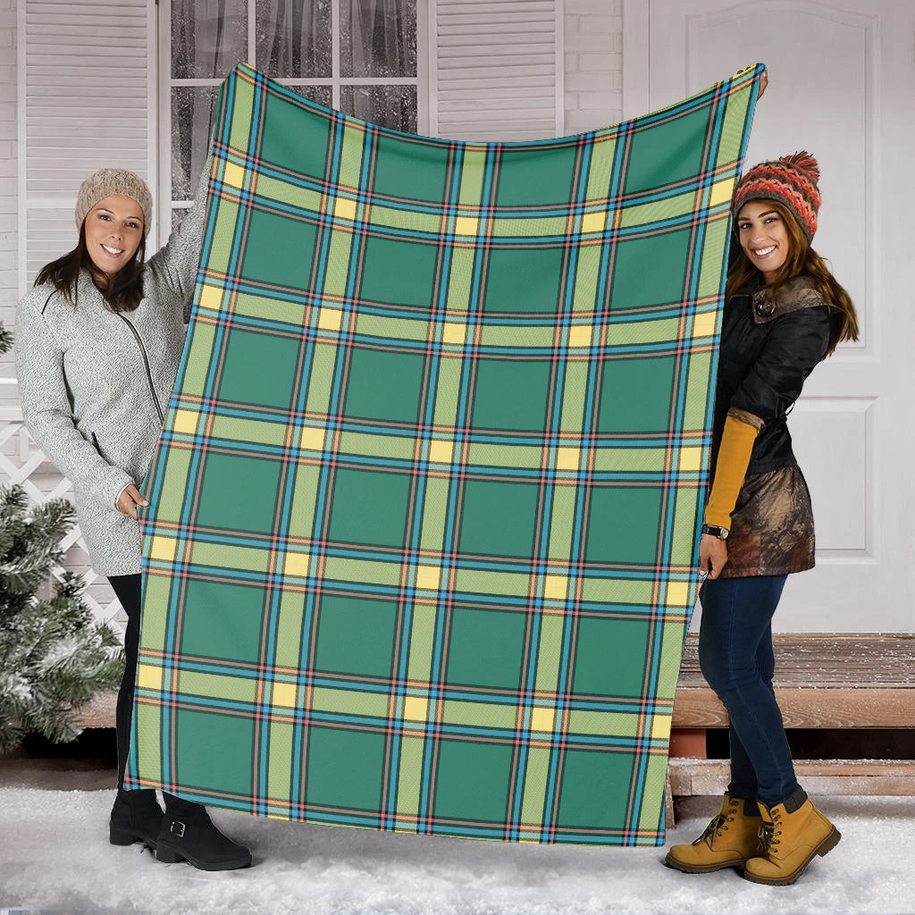 Alberta Province Canada Tartan Blanket - Tartanvibesclothing