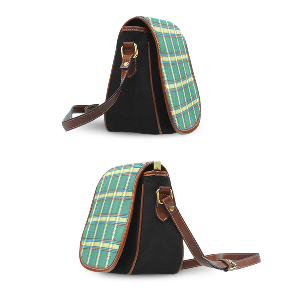 Alberta Province Canada Tartan Saddle Bag - Tartanvibesclothing